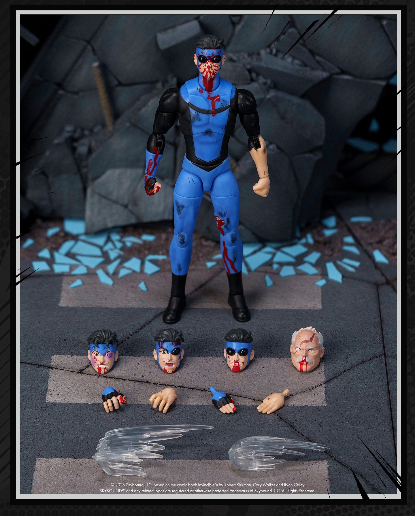 1:12 Mark Grayson Invincible Battle Version Action Figure