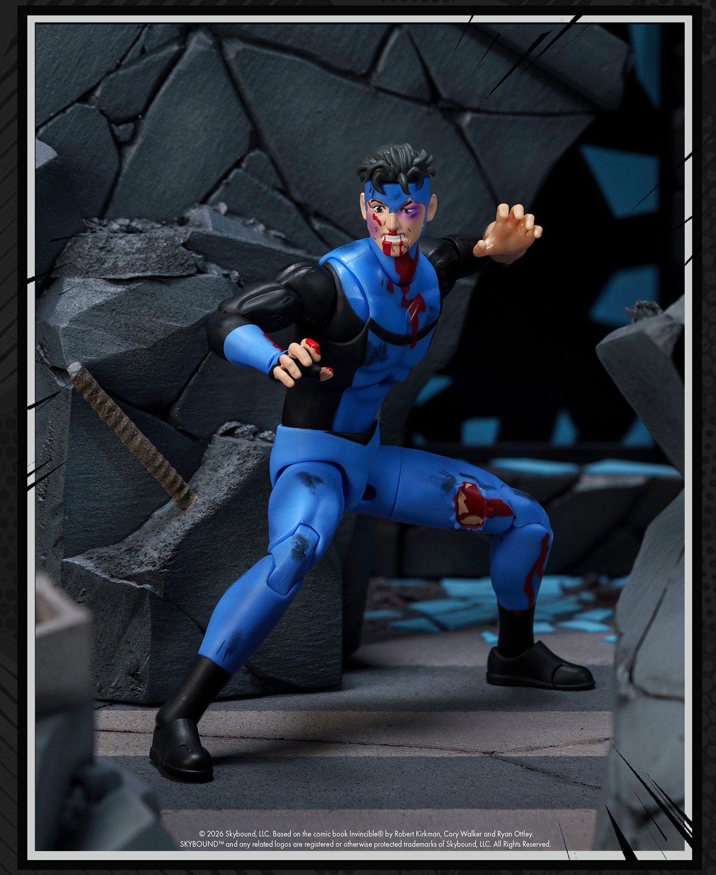 1:12 Mark Grayson Invincible Battle Version Action Figure