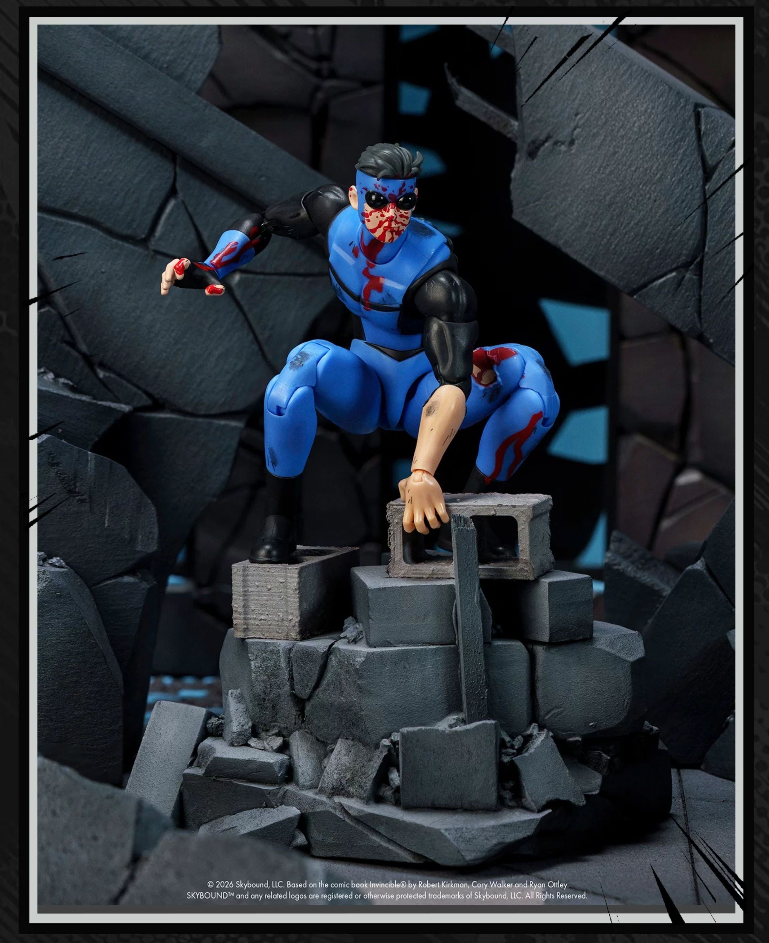 1:12 Mark Grayson Invincible Battle Version Action Figure