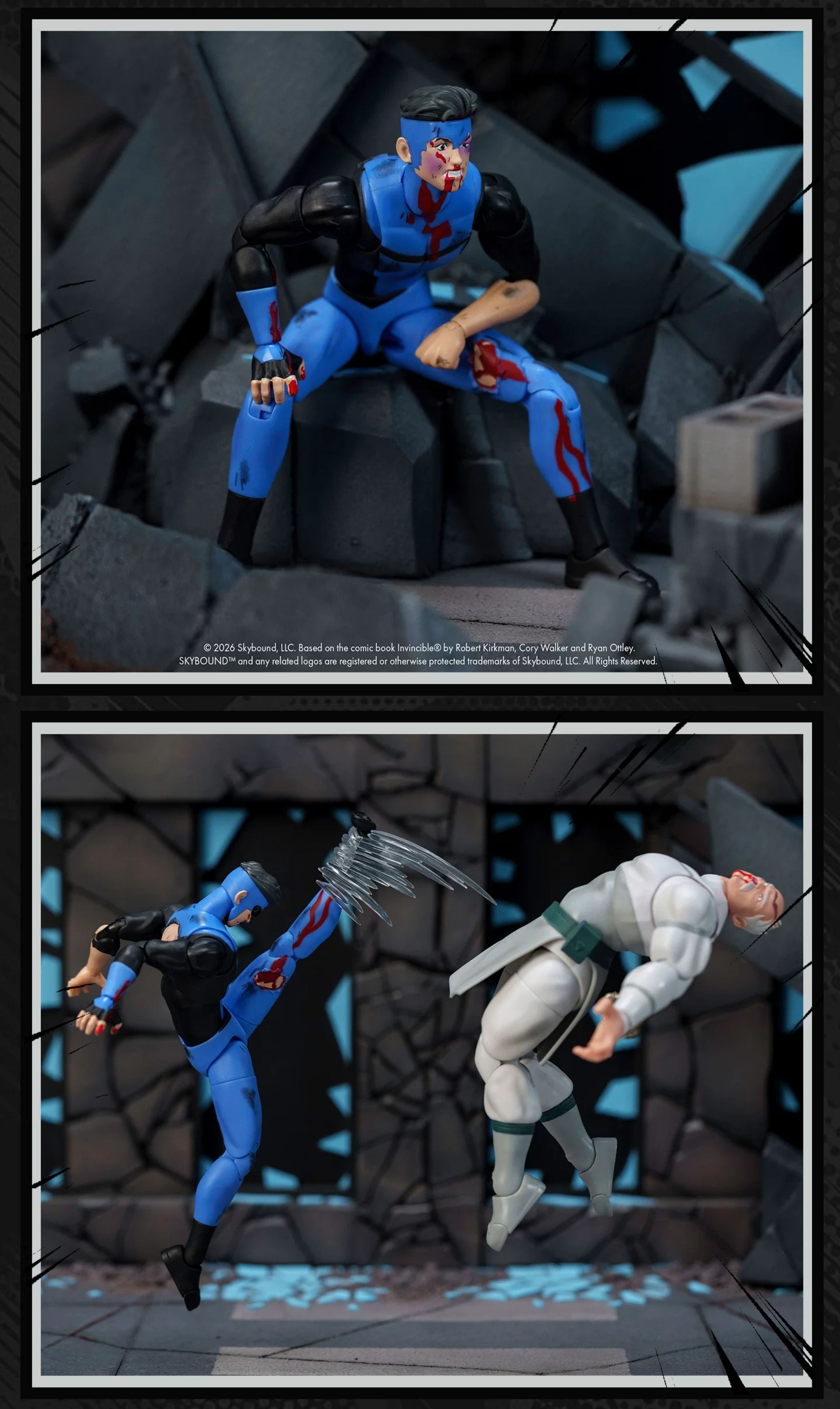 1:12 Mark Grayson Invincible Battle Version Action Figure