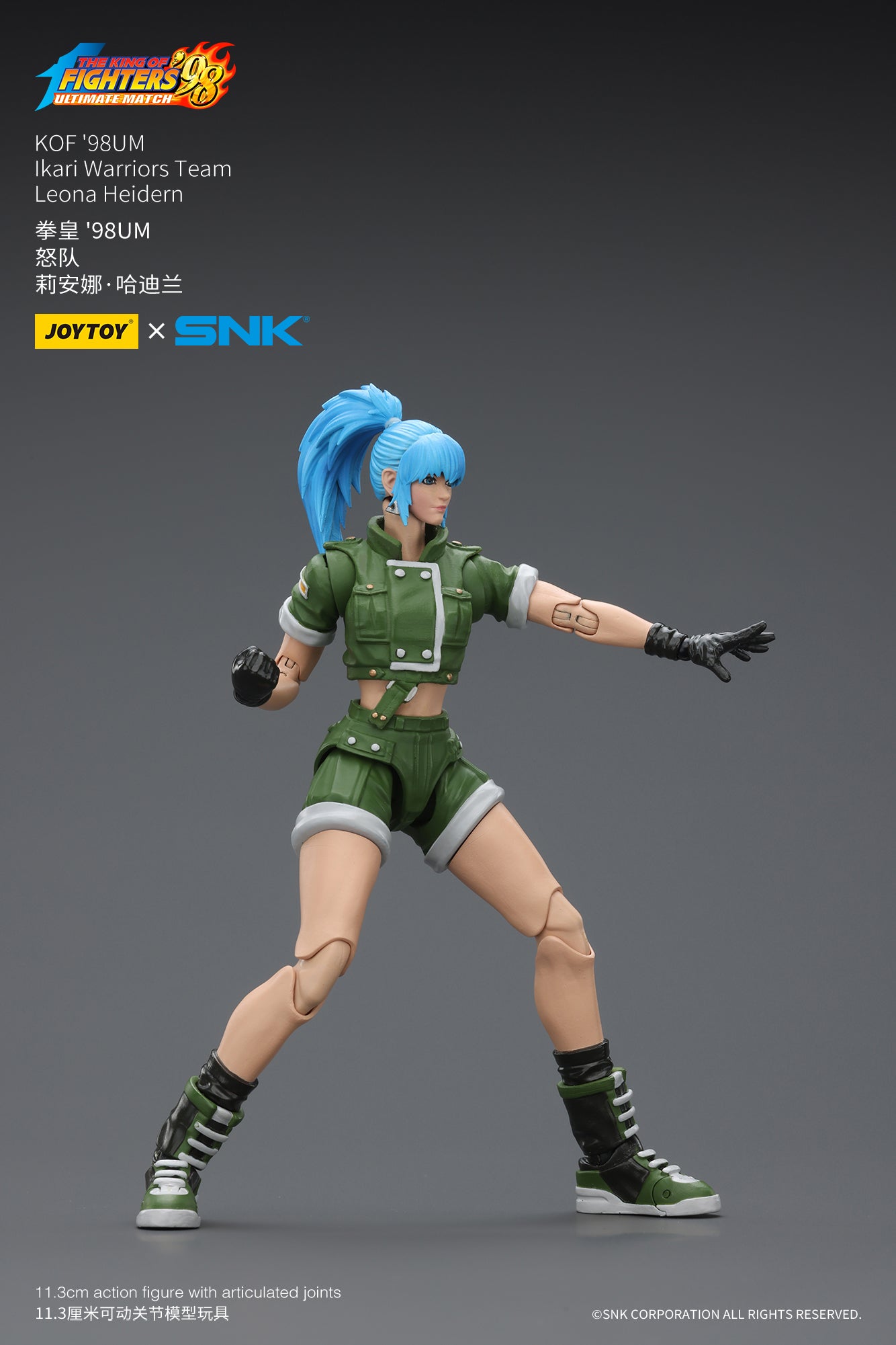 1:18 Leona Heidern Action Figure
