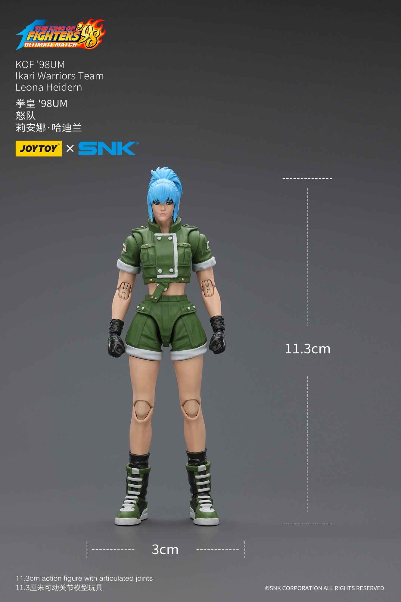 1:18 Leona Heidern Action Figure