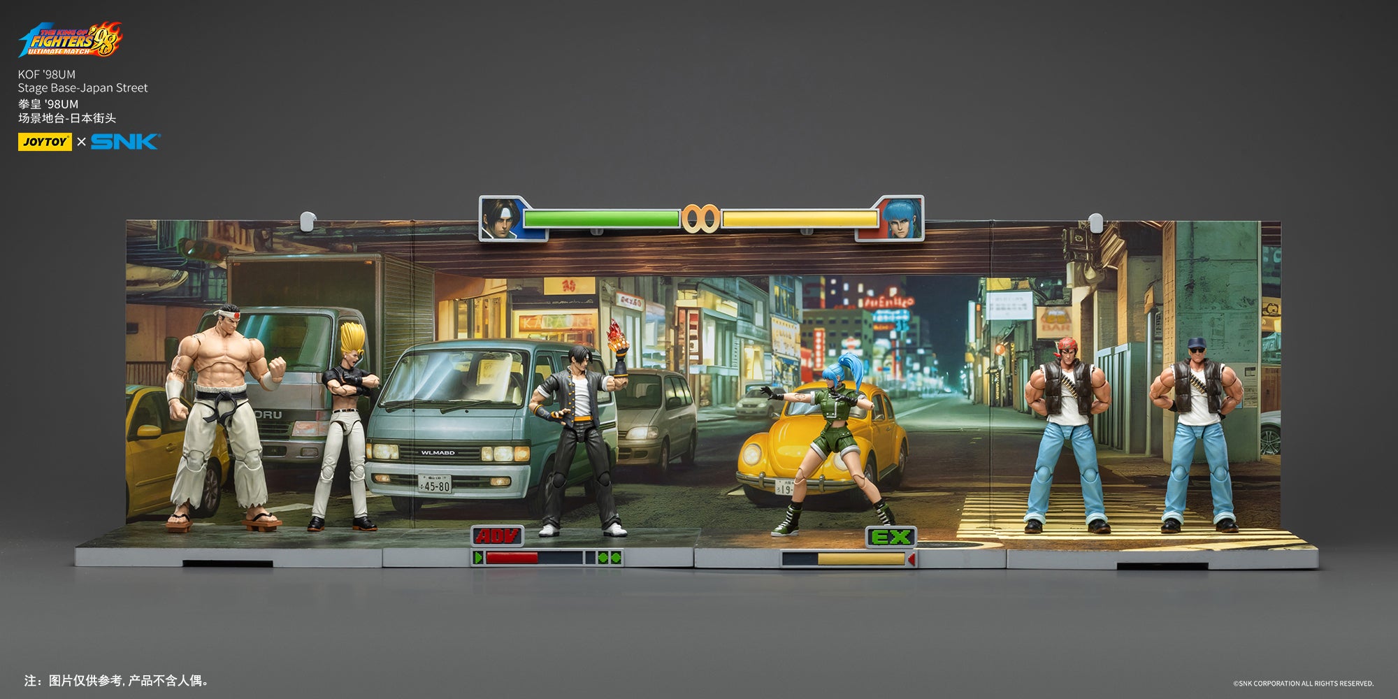 1:18 The King of Fighters KOF 98UM Japan Battle Display Scene Stage