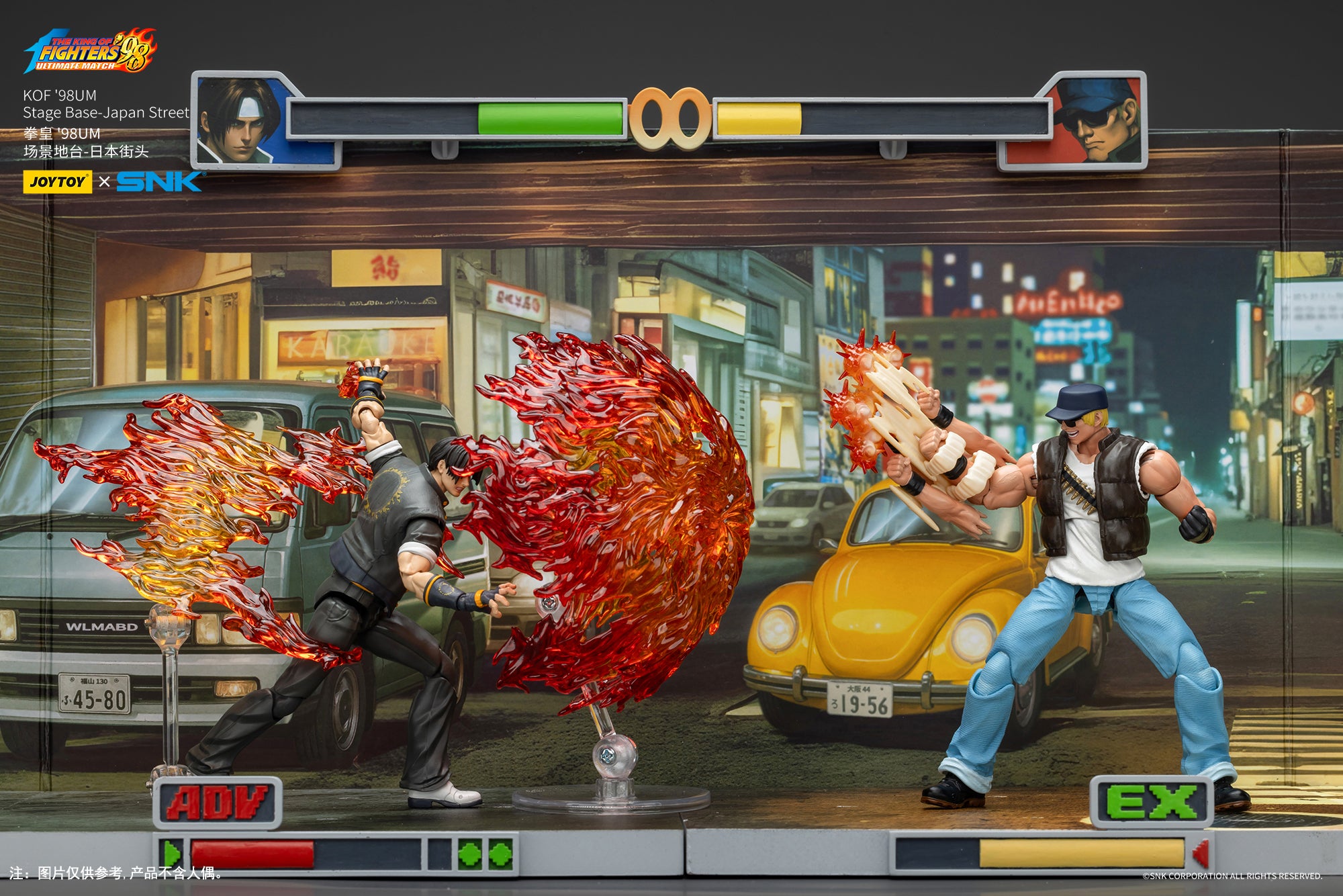 THE KING OF FIGHTERS デッキ 1:18 The King of Fighters KOF 98UM Japan Battle Display Scene Stage