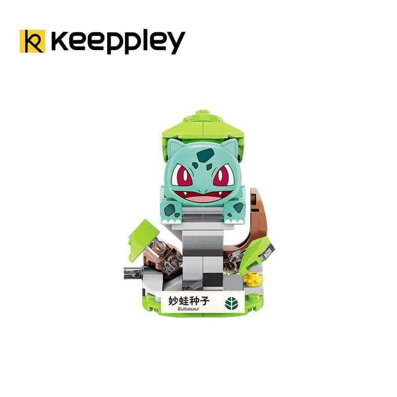 Keeppley - Bulbasaur with Pokeball Mini Building Blocks Set