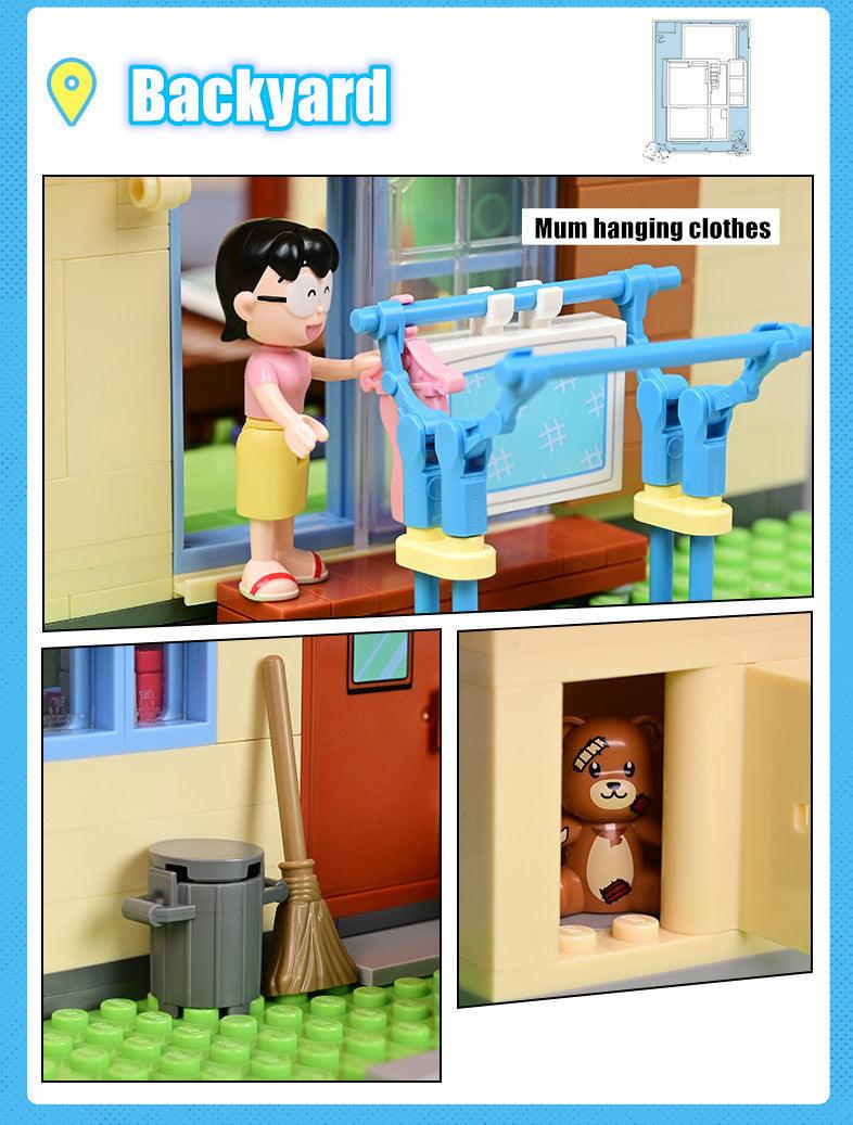 Keeppley - Doraemon Nobita Nobi Home Building Blocks Set - inshobby.com