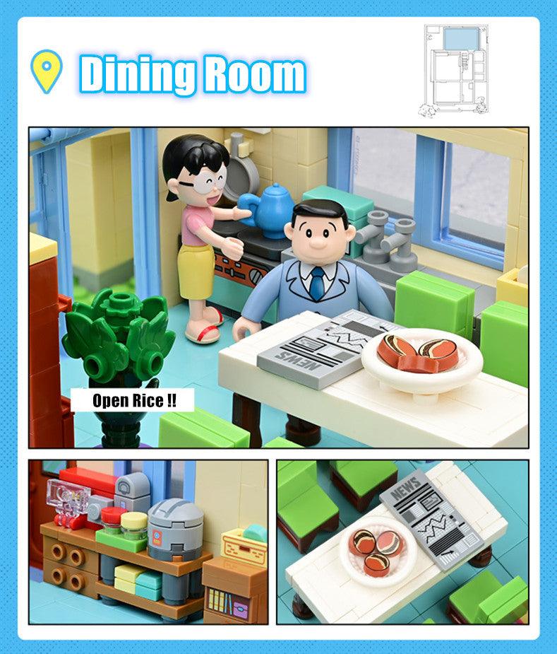 Keeppley - Doraemon Nobita Nobi Home Building Blocks Set - inshobby.com