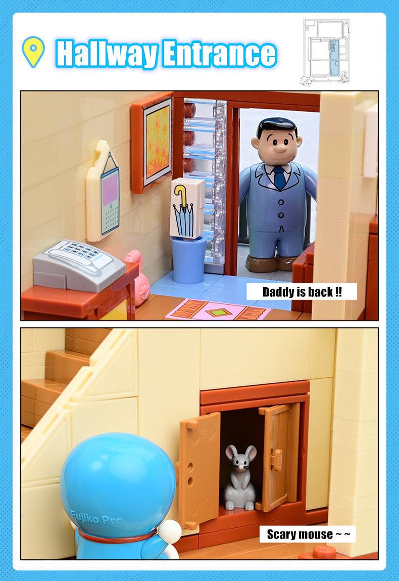 Keeppley - Doraemon Nobita Nobi Home Building Blocks Set - inshobby.com