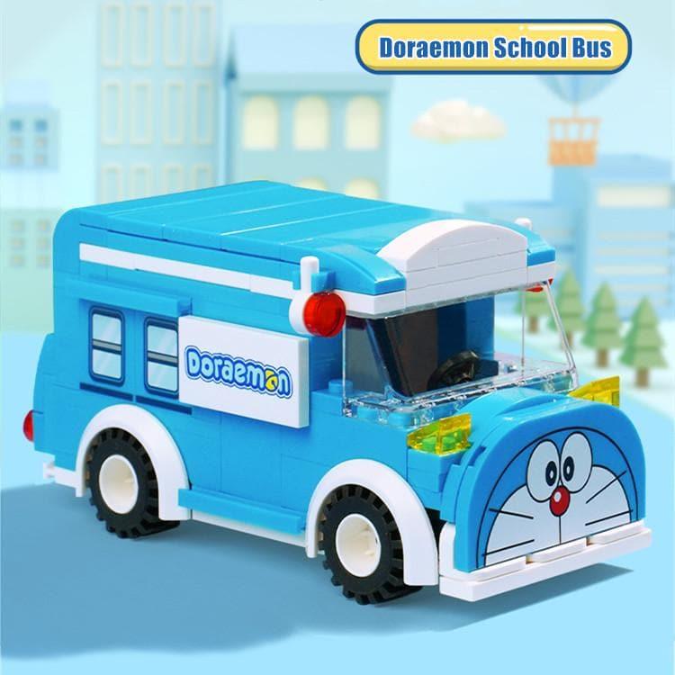Keeppley - Doraemon School Bus Building Blocks Set - inshobby.com