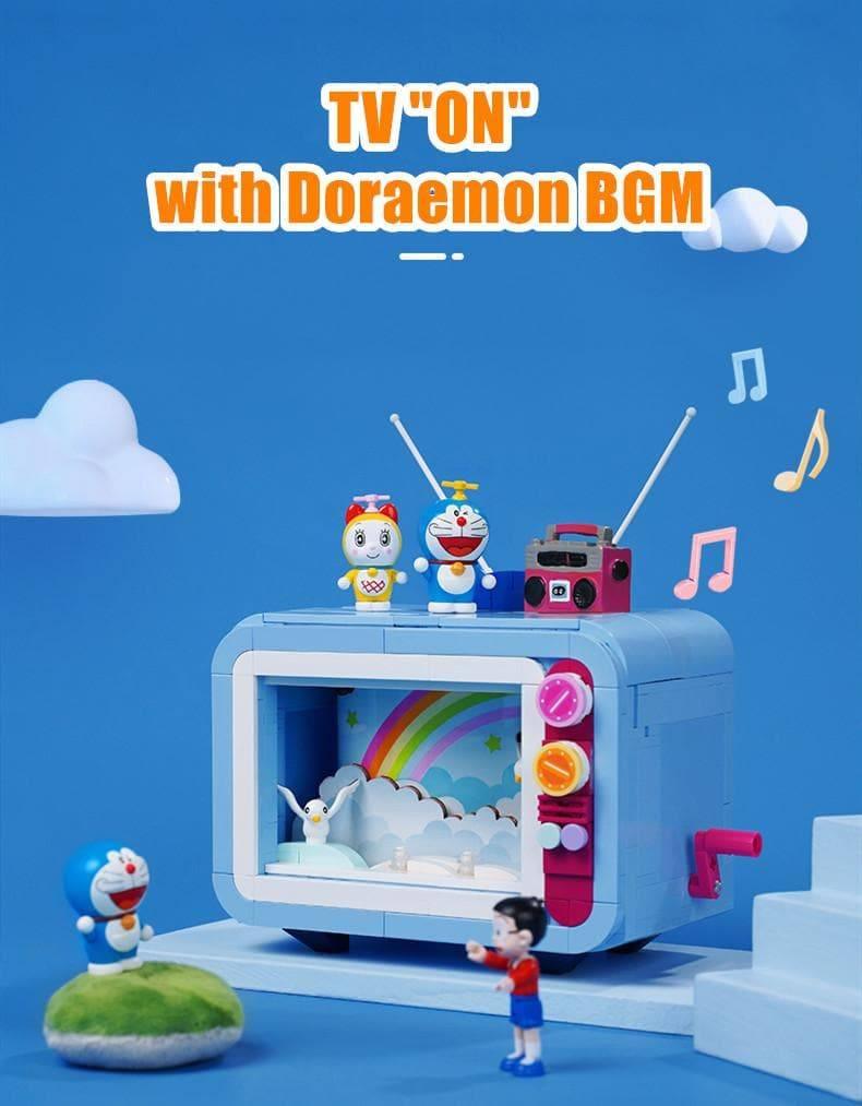 Keeppley - Doraemon Television Scene Building Blocks Set - inshobby.com