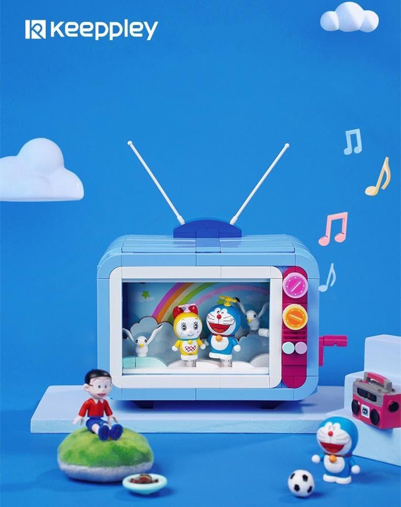 Keeppley - Doraemon Television Scene Building Blocks Set - inshobby.com