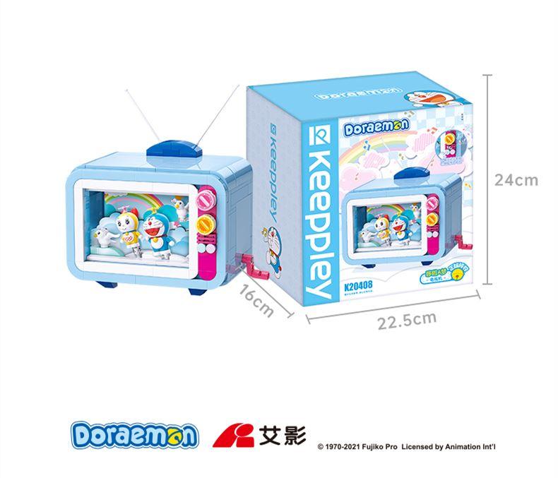 Keeppley - Doraemon Television Scene Building Blocks Set