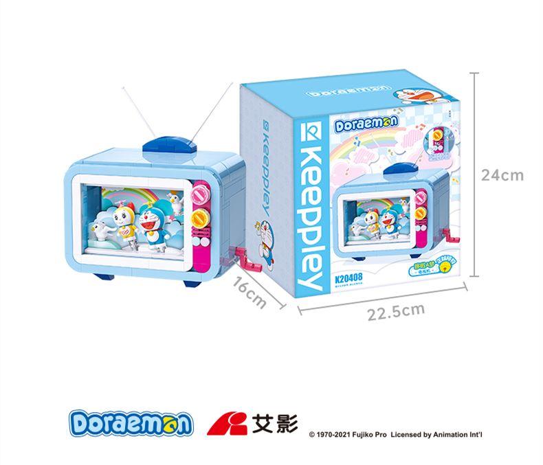 Keeppley - Doraemon Television Scene Building Blocks Set - inshobby.com