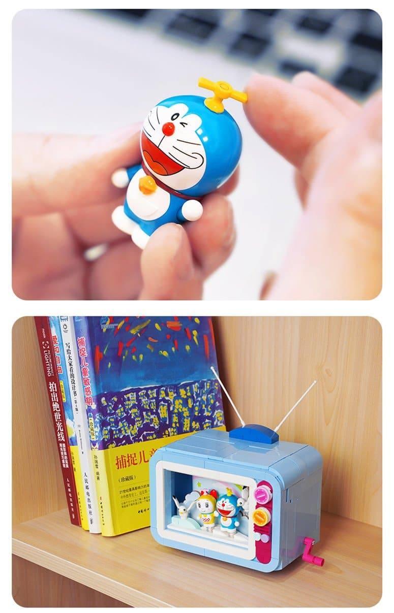 Keeppley - Doraemon Television Scene Building Blocks Set - inshobby.com