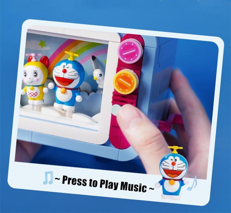 Keeppley - Doraemon Television Scene Building Blocks Set - inshobby.com