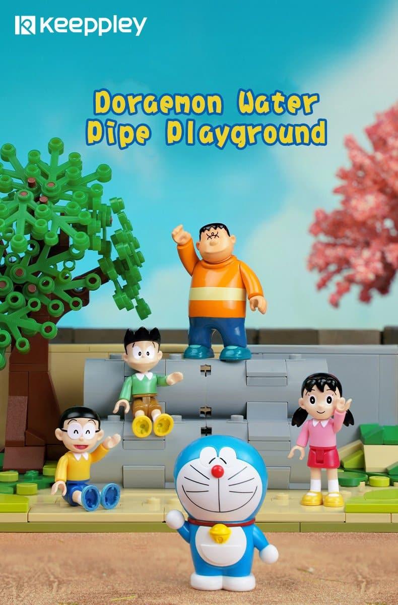 Keeppley - Doraemon Water Pipe Playground Building Blocks Set - inshobby.com