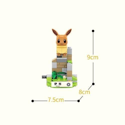 Keeppley - Eevee with Pokeball Mini Building Blocks Set