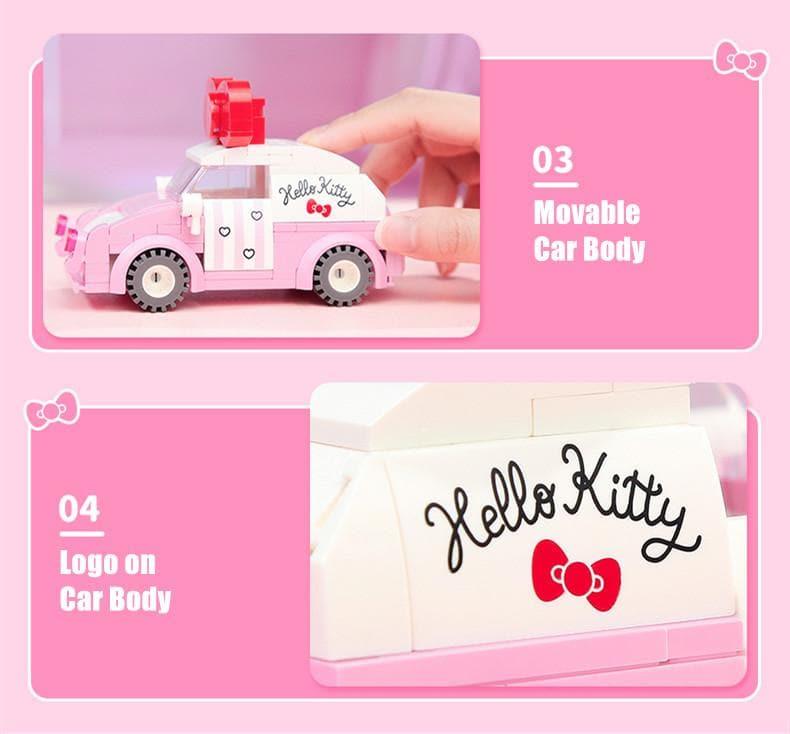 Keeppley - Hello Kitty Beetle Car Building Blocks Set - inshobby.com