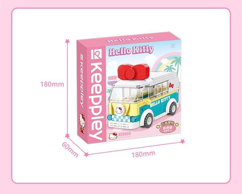 Keeppley - Hello Kitty Mini Van Bus Building Blocks Set