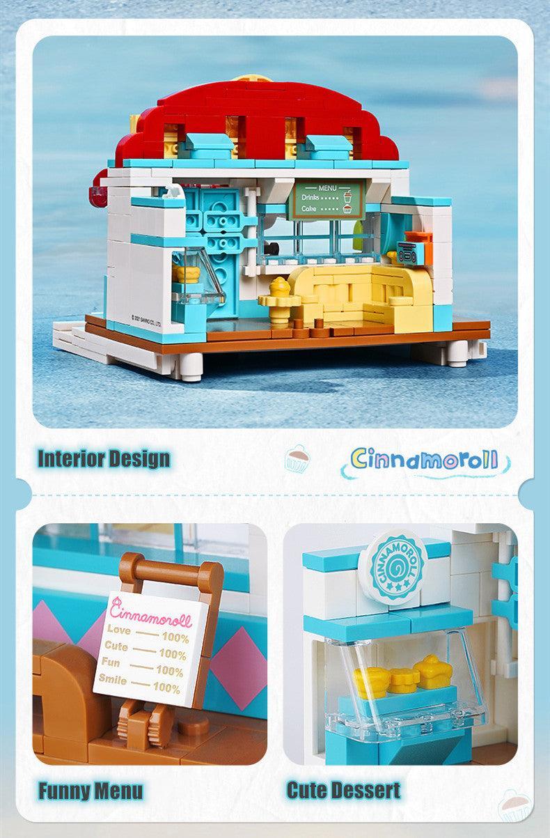 Keeppley - Kuppy Cinnamoroll Dessert House Building Blocks Set - inshobby.com