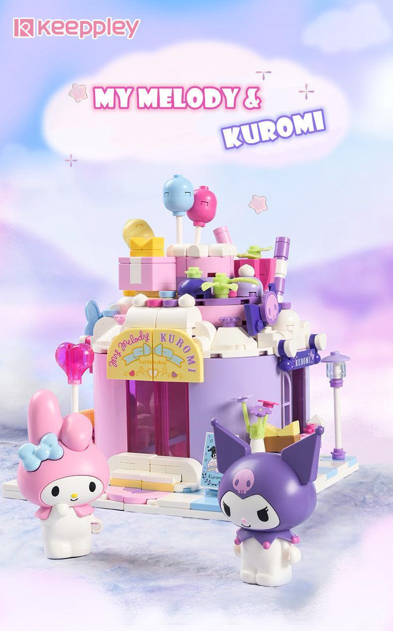 Keeppley - Kuppy My Melody & Kuromi Dual House Building Blocks Set - inshobby.com