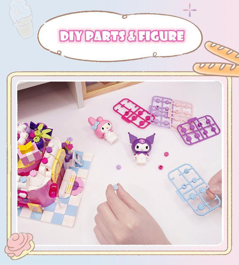 Keeppley - Kuppy My Melody & Kuromi Dual House Building Blocks Set - inshobby.com