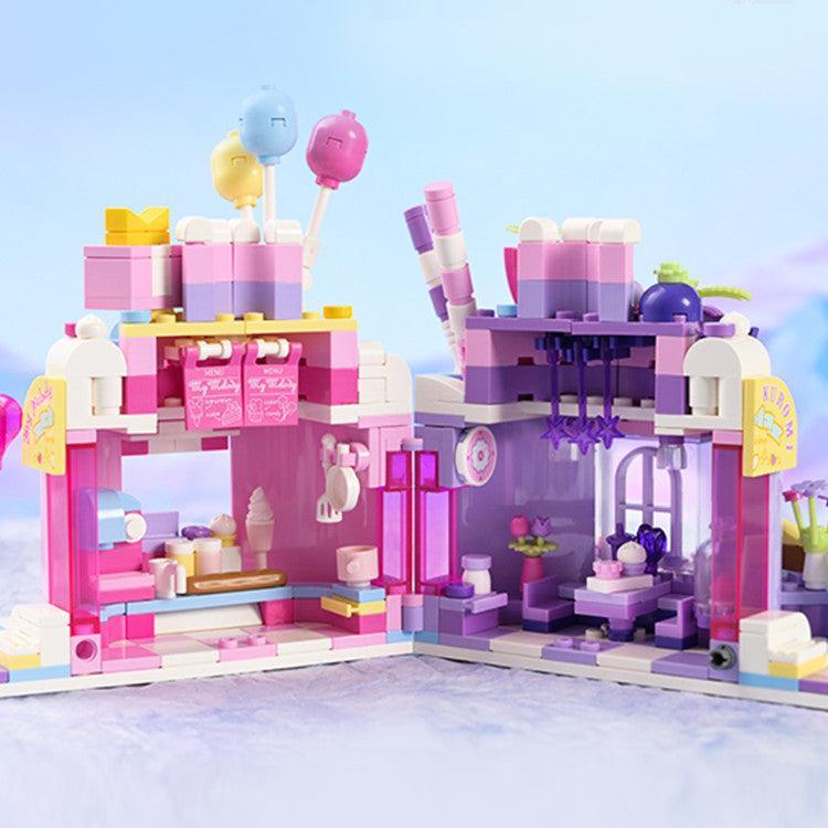 Keeppley - Kuppy My Melody & Kuromi Dual House Building Blocks Set - inshobby.com