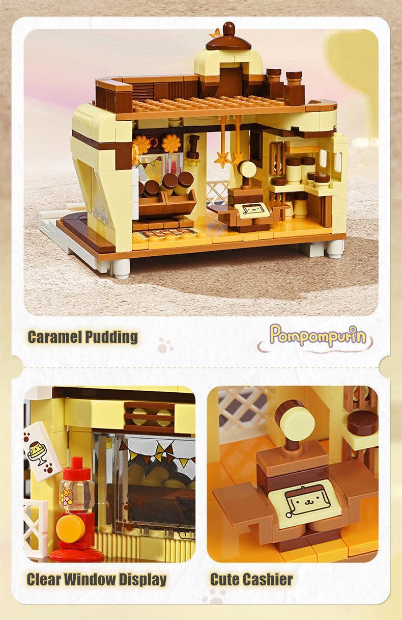 Keeppley - Kuppy Pompompurin Pudding House Building Blocks Set - inshobby.com