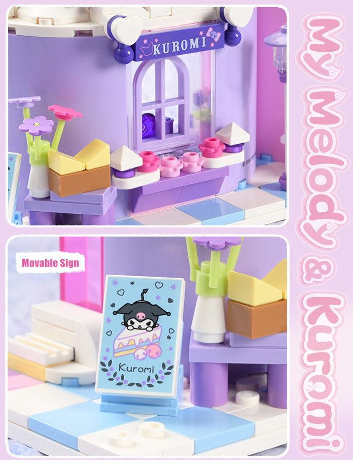 Keeppley - My Melody & Kuromi Dual House Building Blocks Set - inshobby.com