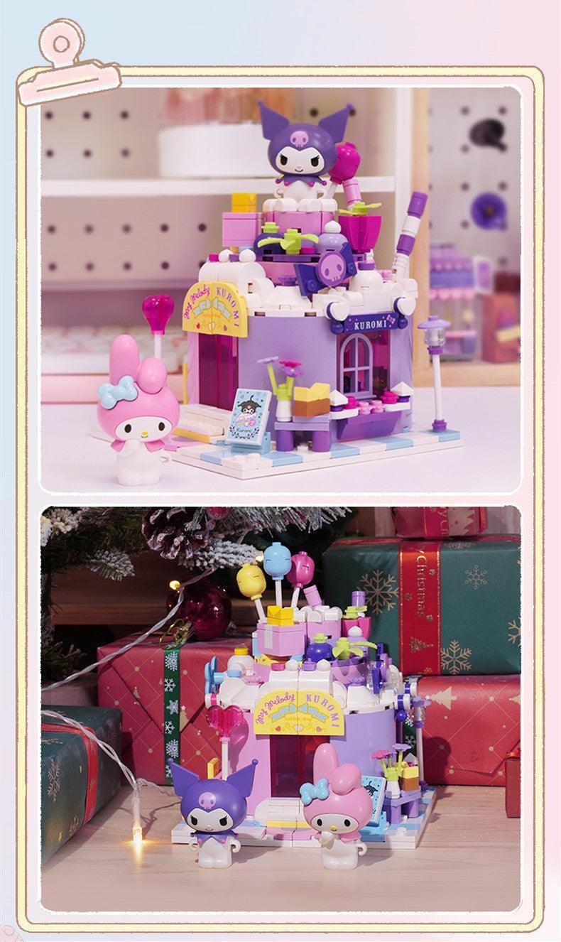 Keeppley - My Melody & Kuromi Dual House Building Blocks Set - inshobby.com