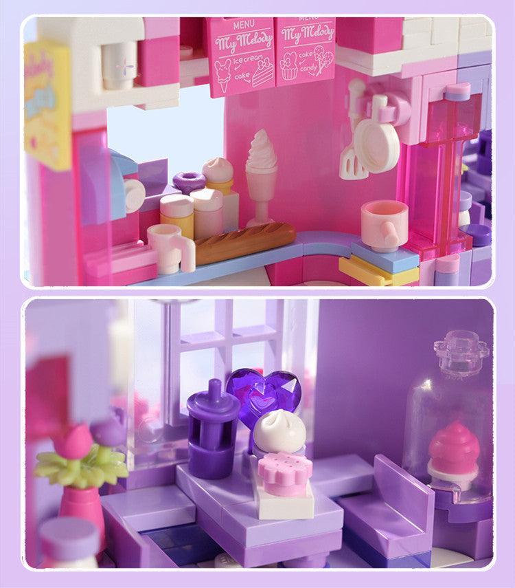 Keeppley - My Melody & Kuromi Dual House Building Blocks Set - inshobby.com