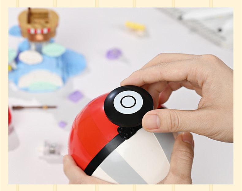 Keeppley - Pikachu Pokeball Hot Air Balloon Light-Up Building Blocks Set - inshobby.com