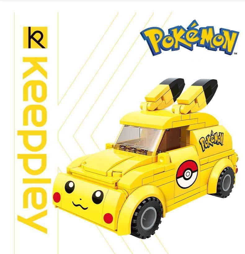Keeppley - Pikachu Racing Car Building Blocks Set - inshobby.com