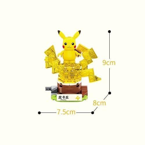 Keeppley - Pikachu with Pokeball Mini Building Blocks Set