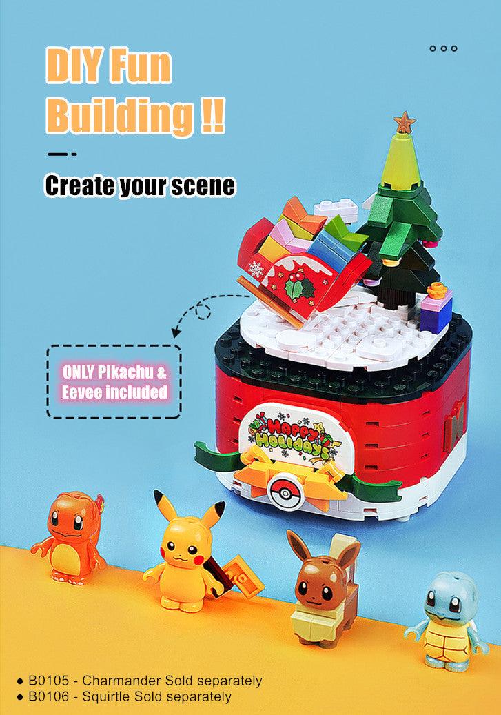 Keeppley - Pokemon Christmas Music Box Building Blocks Set