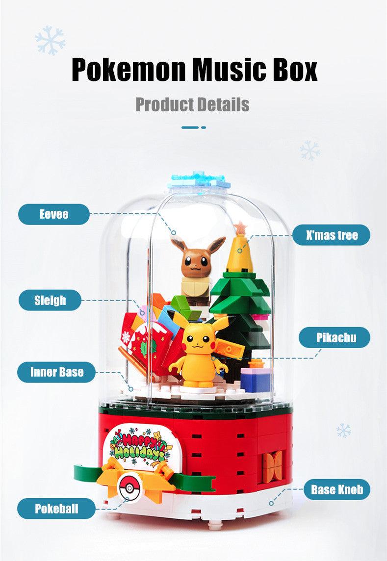 Keeppley - Pokemon Christmas Music Box Building Blocks Set - inshobby.com