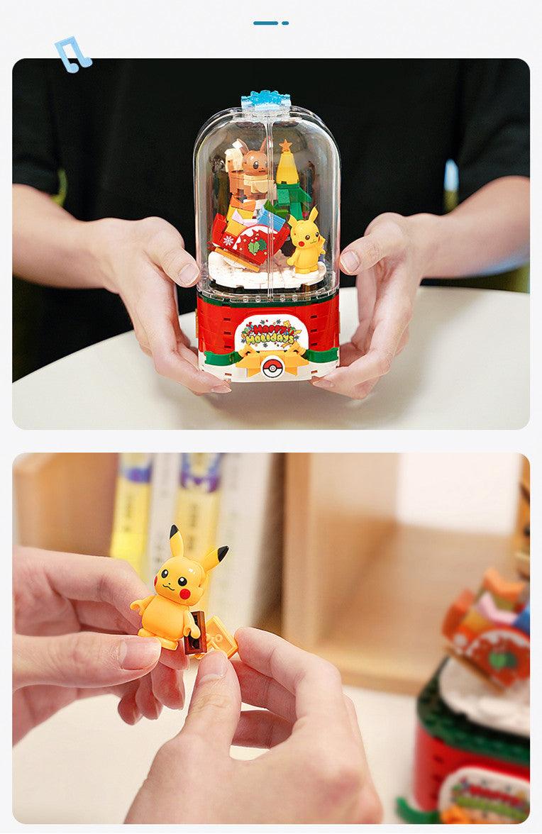 Keeppley - Pokemon Christmas Music Box Building Blocks Set - inshobby.com