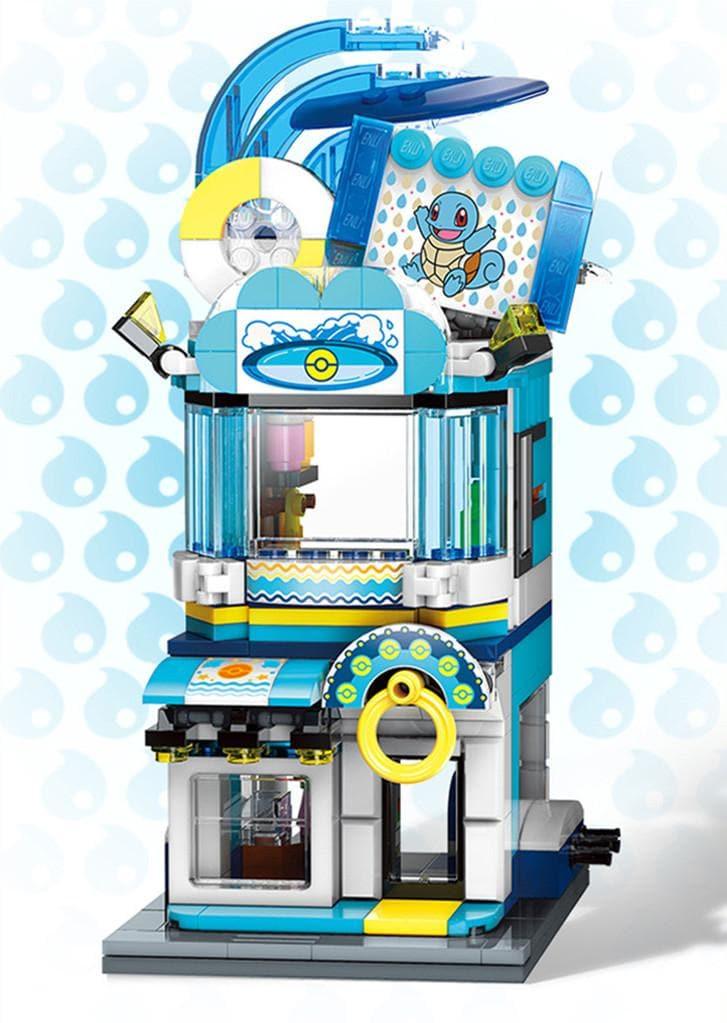 Keeppley - Squirtle Surfing Equipment Shop Street Scene Building Blocks Set