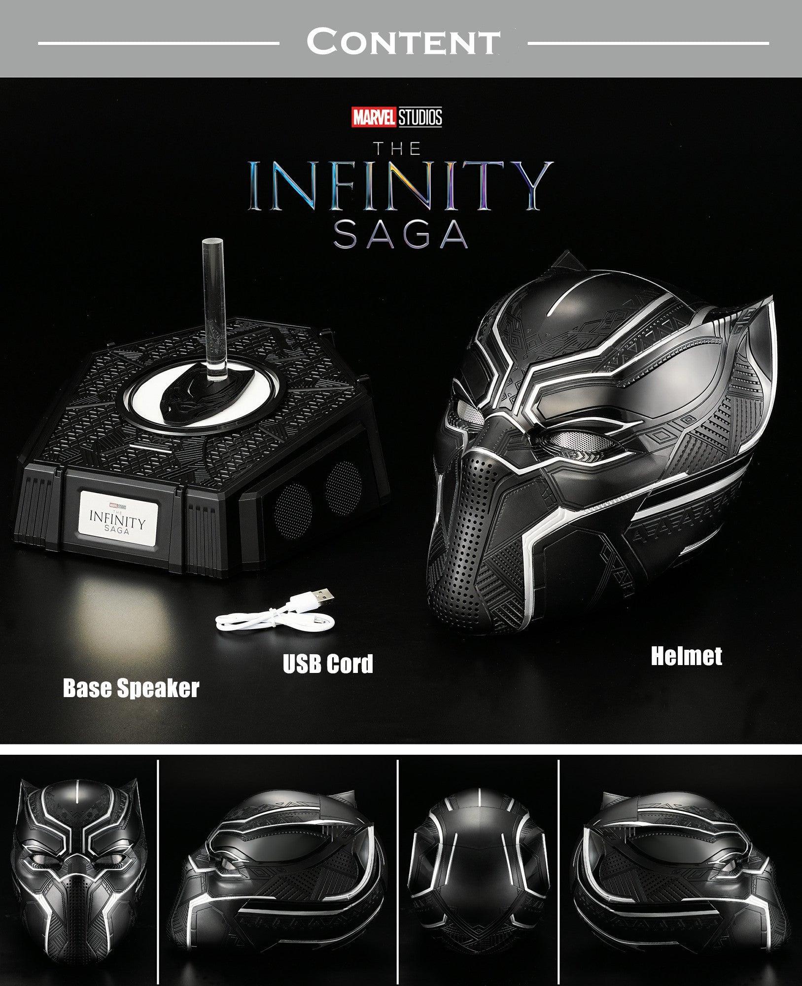 Killerbody - 1:1 Black Panther Head Mask Helmet Base Speaker - inshobby.com