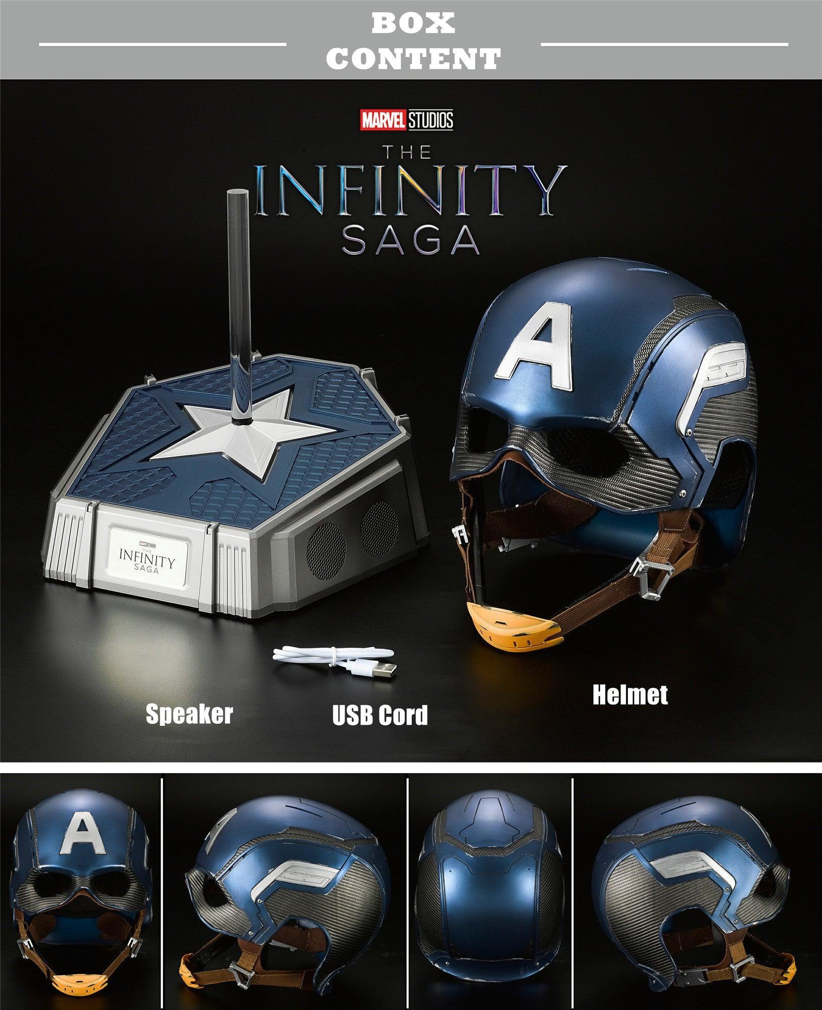 Killerbody - 1:1 Captain America Head Mask Helmet Base Speaker