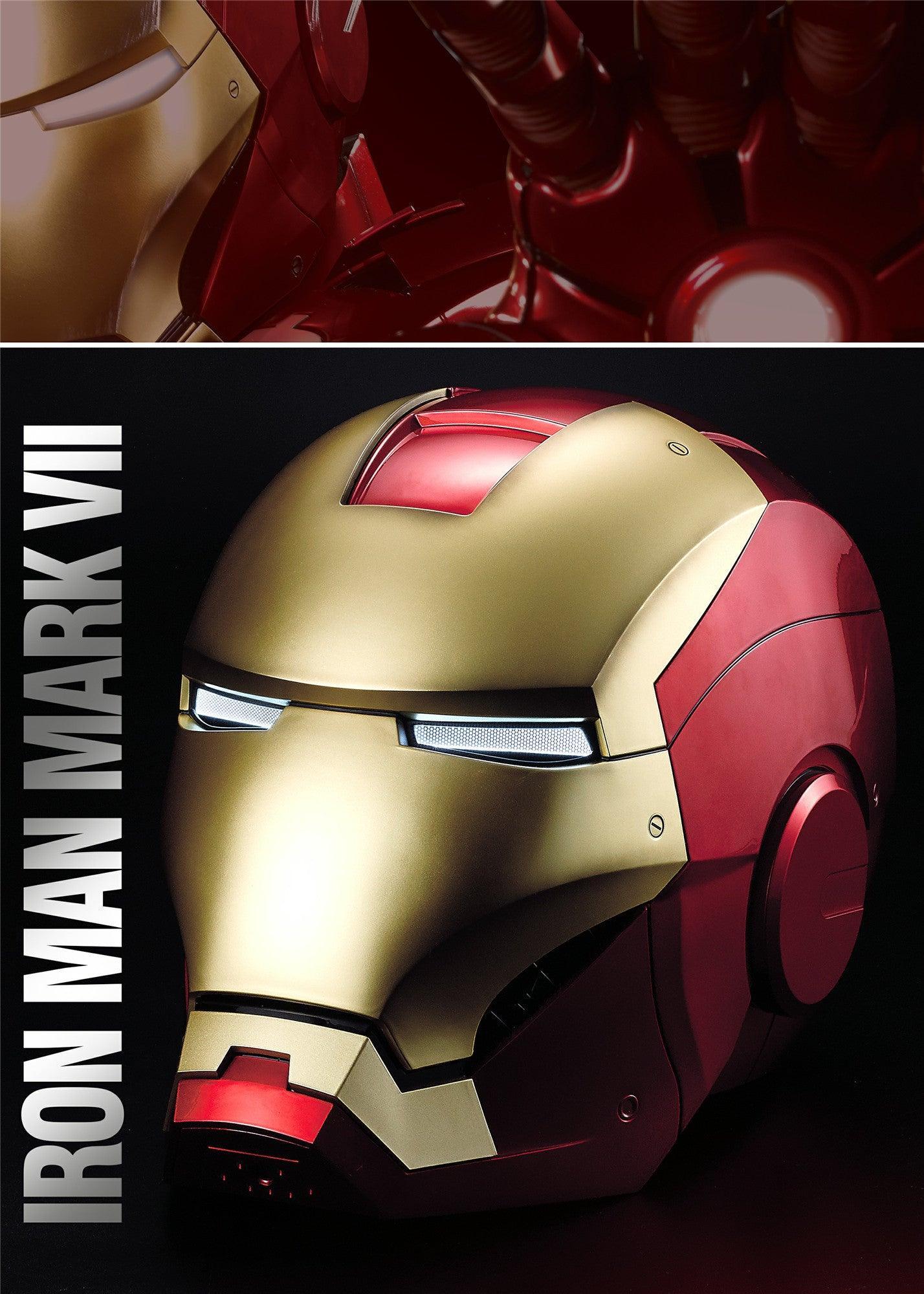 Killerbody - 1:1 Iron Man Mark VII Mk7 Head Mask Helmet Base Speaker