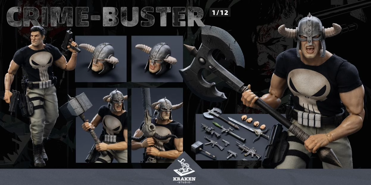 Kraken Studio - 1:12 Crime-Buster Action Figure - inshobby.com