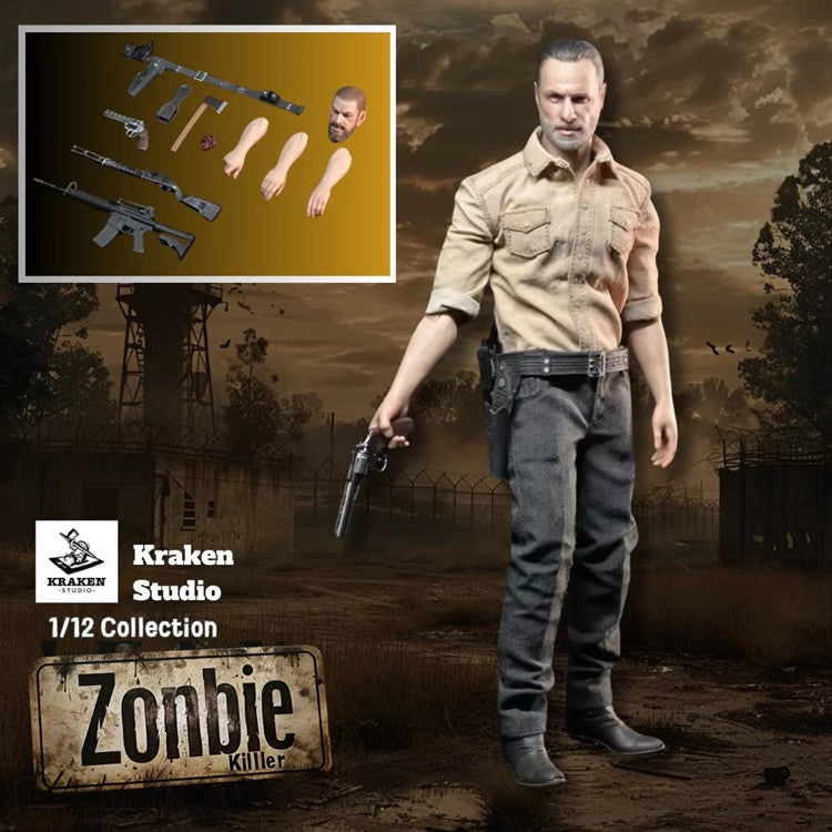 Kraken Studio - 1:12 Zombie Killer Action Figure - inshobby.com