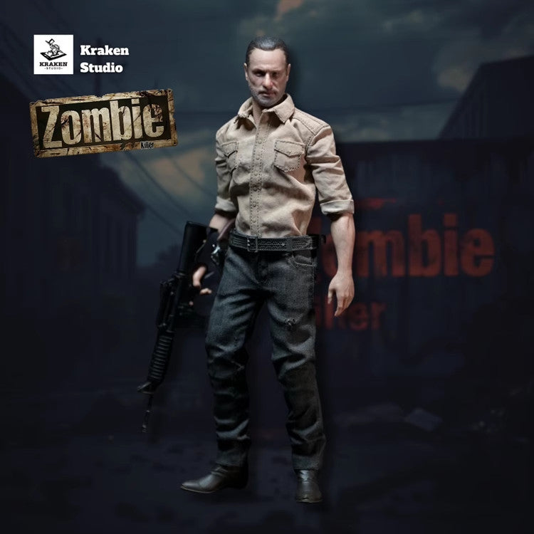 Kraken Studio - 1:12 Zombie Killer Action Figure - inshobby.com