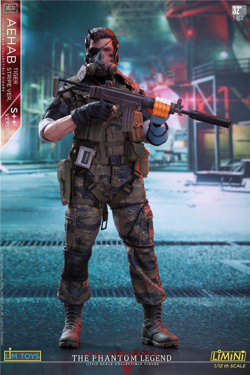 ゲームキャラクター LIMTOYS AHAB TIGER STRIPE S++ VER. 1:12 AEHAB Tiger Stripe S++ Edition Action Figure