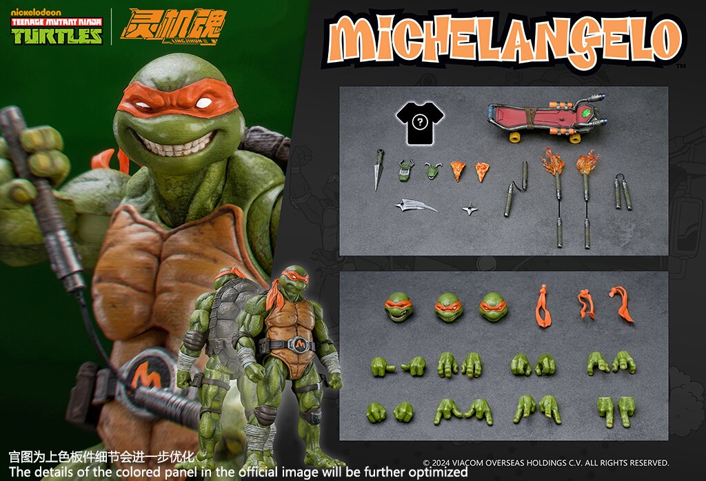 LINJIHUN - Michelangelo Action Figure - inshobby.com
