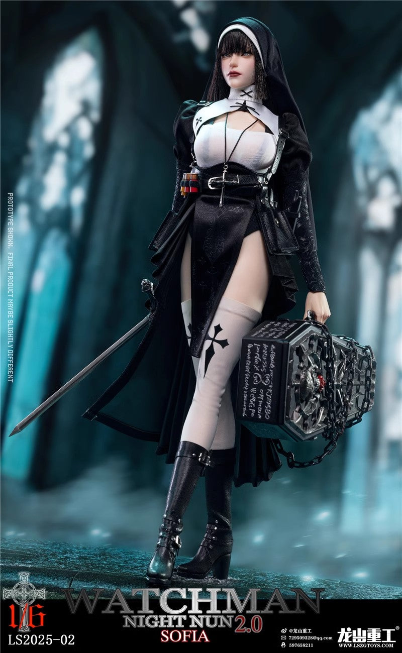 Long Shan Heavy - 1:6 Watchman Night Nun 2.0 Sofia Seamless Figure - inshobby.com