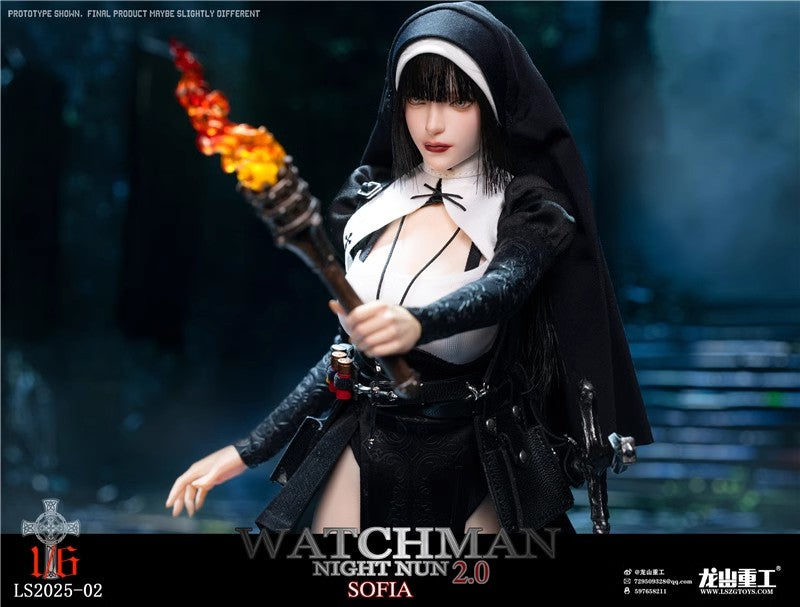 Long Shan Heavy - 1:6 Watchman Night Nun 2.0 Sofia Seamless Figure - inshobby.com