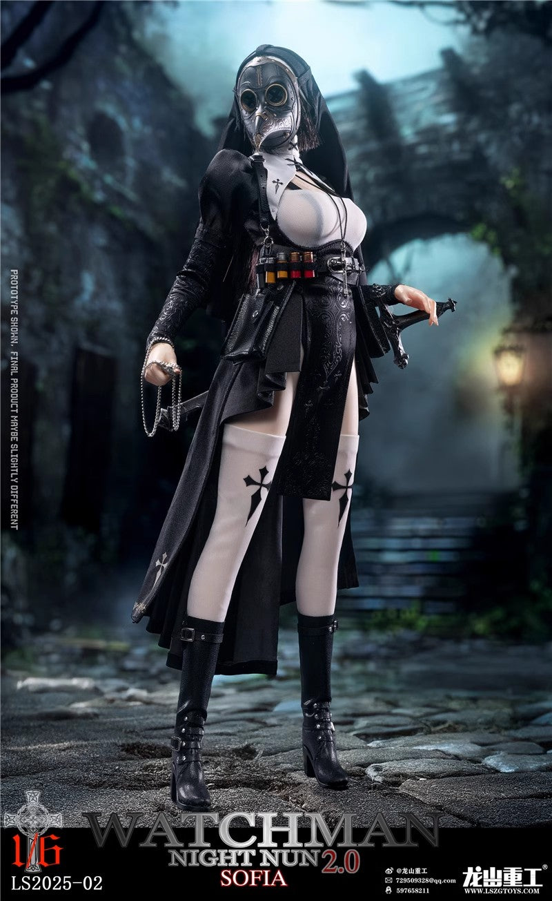 Long Shan Heavy - 1:6 Watchman Night Nun 2.0 Sofia Seamless Figure - inshobby.com