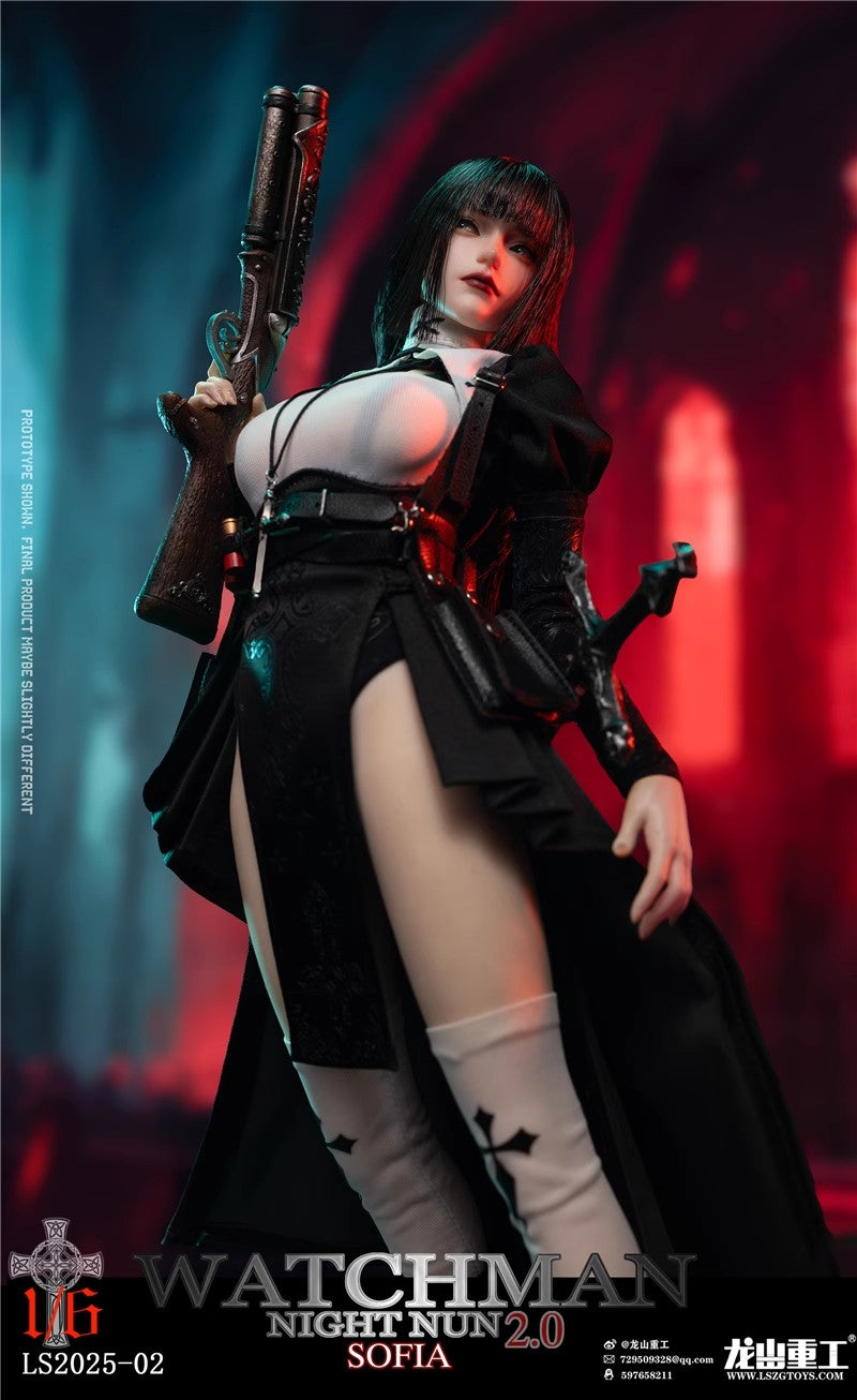 Long Shan Heavy - 1:6 Watchman Night Nun 2.0 Sofia Seamless Figure - inshobby.com
